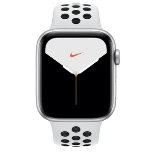 Смарт-часы Apple Watch Nike+ Series 5 44mm Silver Aluminum Case Sport Band (MX3V2) - Фото 2