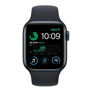 Б/у Apple Watch SE 2 GPS, 44mm Midnight Aluminum Case with Midnight Sport Band (MNK03) - Фото 2