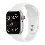 Смарт-годинник Apple Watch SE 2 GPS, 44mm Silver Aluminum Case with White Sport Band (MNK23)