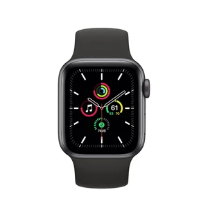 Смарт-часы Apple Watch SE GPS + Cellular, 40mm Space Gray Aluminum Case with Black Solo Loop (MYF42 | MYF72) Размер 1 - Фото 2