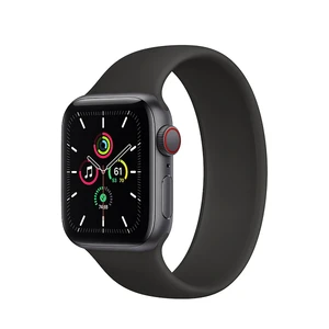 Смарт-часы Apple Watch SE GPS + Cellular, 40mm Space Gray Aluminum Case with Black Solo Loop (MYF42 | MYF72) Размер 1 MYF42 | MYF72 - Фото 1