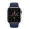 Смарт-часы Apple Watch SE GPS, 40mm Space Gray Aluminum Case with Deep Navy Sport Band (MYE02) - Фото 2