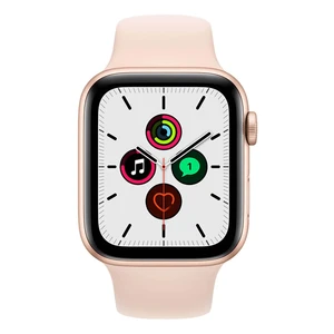 Смарт-часы Apple Watch SE GPS 44mm Gold Aluminum Case with Pink Sand Sport Band (MYDR2UL/A) Официальный UA - Фото 2