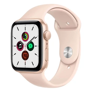 Смарт-часы Apple Watch SE GPS 44mm Gold Aluminum Case with Pink Sand Sport Band (MYDR2UL/A) Официальный UA MYDR2UL/A - Фото 1