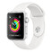 Смарт-часы Apple Watch Series 3 38mm GPS Silver Aluminum Case White Sport Band (MTEY2) Официальный UA MTEY2 - Фото 1