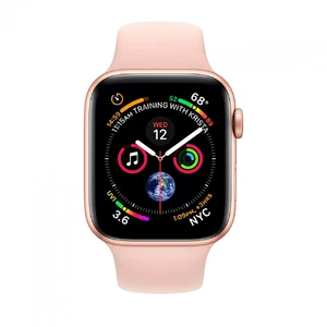 Смарт-годинник Apple Watch Series 4 40mm GPS + LTE Gold Aluminum Case Pink Sand Sport Band (MTUJ2 | MTVG2) - Фото 2