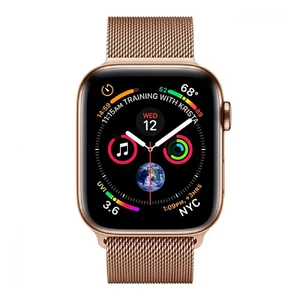 Смарт-годинник Apple Watch Series 4 40mm GPS + LTE Gold Stainless Steel Case Gold Milanese Loop (MTUT2 | MTVQ2) - Фото 2