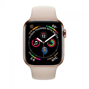 Смарт-годинник Apple Watch Series 4 40mm GPS + LTE Gold Stainless Steel Case Stone Sport Band (MTUR2 | MTVN2) - Фото 2