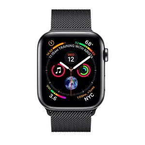 Смарт-годинник Apple Watch Series 4 40mm GPS + LTE Space Black Stainless Steel Case Space Black Milanese Loop (MTUM2 | MTUQ2) - Фото 2