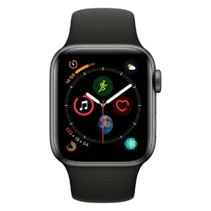 Смарт-годинник Apple Watch Series 4 40mm GPS + LTE Space Gray Aluminum Case Black Sport Band (MTVD2 | MTUG2) - Фото 2