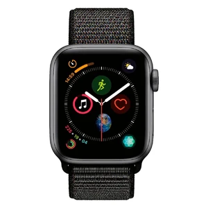 Смарт-годинник Apple Watch Series 4 44mm GPS + LTE Space Gray Aluminum Case Black Sport Loop (MTUX2) - Фото 2