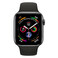 Смарт-годинник Apple Watch Series 4 40mm GPS + LTE Space Black Stainless Steel Case Black Sport Band (MTVL2 | MTUN2) - Фото 2