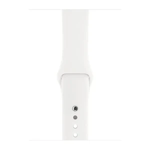 Смарт-годинник Apple Watch Series 4 40mm GPS + LTE Stainless Steel Case White Sport Band (MTVJ2 | MTUL2) - Фото 3