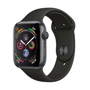 Смарт-годинник Apple Watch Series 4 40mm GPS Space Gray Aluminum Case Black Sport Band (MU662) MU662 - Фото 1
