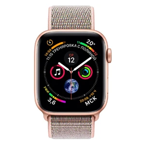 Смарт-часы Apple Watch Series 4 44mm GPS Gold Aluminum Case Pink Sand Sport Loop (MU6G2) - Фото 2