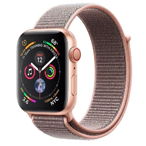 Смарт-годинник Apple Watch Series 4 44mm GPS + LTE Gold Aluminum Case Pink Sand Sport Loop (MTV12 | MTVX2) MTV12 | MTVX2 - Фото 1