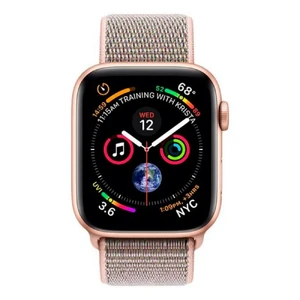 Смарт-годинник Apple Watch Series 4 44mm GPS + LTE Gold Aluminum Case Pink Sand Sport Loop (MTV12 | MTVX2) - Фото 2