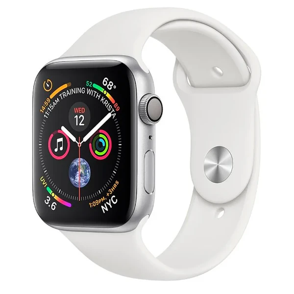 Смарт-годинник Apple Watch Series 4 44mm GPS + LTE Silver Aluminium Case White Sport Band (MTUU2) у Вінниці