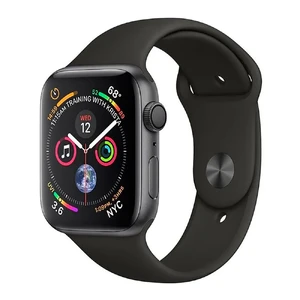 Смарт-годинник Apple Watch Series 4 44mm GPS+LTE Space Gray Aluminum Case Black Sport Band б/в MTUX2 - Фото 1