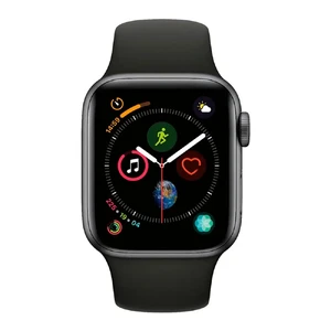 Смарт-годинник Apple Watch Series 4 44mm GPS+LTE Space Gray Aluminum Case Black Sport Band б/в - Фото 2