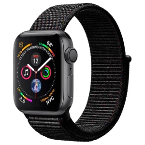 Смарт-годинник Apple Watch Series 4 44mm GPS + LTE Space Gray Aluminum Case Black Sport Loop (MTUX2) MTUX2 - Фото 1