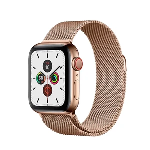 Смарт-годинник Apple Watch Series 5 40mm Gold Stainless Steel Case Milanese Loop (MWWV2) MWWV2 - Фото 1