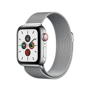 Смарт-годинник Apple Watch Series 5 40mm Silver Stainless Steel Case Milanese Loop (MWWT2) MWWT2 - Фото 1