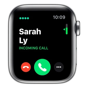 Смарт-годинник Apple Watch Series 5 40mm Silver Stainless Steel Case White Sport Band (MWWR2) - Фото 3