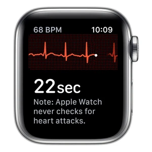 Смарт-годинник Apple Watch Series 5 40mm Silver Stainless Steel Case White Sport Band (MWWR2) - Фото 5