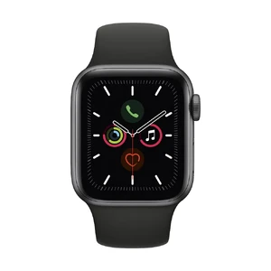 Apple Watch Series 5 40mm Space Gray Aluminum Case Sport Band (MWV82) - Фото 2