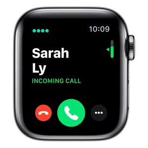 Смарт-годинник Apple Watch Series 5 40mm Space Black Stainless Steel Case Black Sport Band (MWWW2) - Фото 3