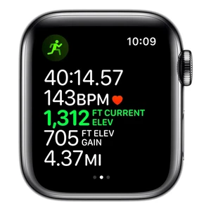 Смарт-годинник Apple Watch Series 5 40mm Space Black Stainless Steel Case Black Sport Band (MWWW2) MWWW2 - Фото 1