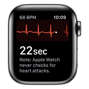 Смарт-годинник Apple Watch Series 5 40mm Space Black Stainless Steel Case Black Sport Band (MWWW2) - Фото 5