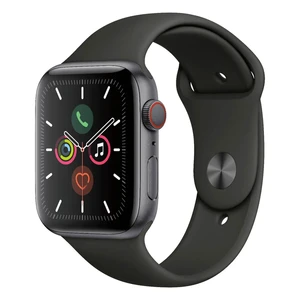 Смарт-годинник Apple Watch Series 5 44mm Space Black Stainless Steel Case Black Sport Band (MWW72) - Фото 7