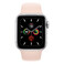 Смарт-часы Apple Watch Series 5 44mm White Ceramic Case Pink Sand Sport Band (MWQU2) - Фото 2
