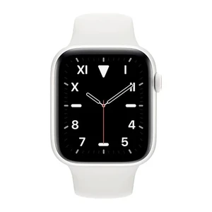 Смарт-годинник Apple Watch Series 5 40mm White Ceramic Case White Sport Band (MWQU2) - Фото 2