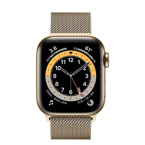 Смарт-годинник Apple Watch Series 6 GPS + Cellular, 40mm Gold Stainless Steel Case with Gold Milanese Loop (M02X3 | M06W3) - Фото 2