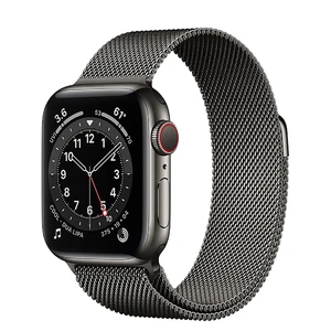 Смарт-часы Apple Watch Series 6 GPS + Cellular, 40mm Graphite Stainless Steel Case with Graphite Milanese Loop (MG2U3 | M06Y3) MG2U3 | M06Y3 - Фото 1