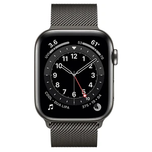 Смарт-часы Apple Watch Series 6 GPS + Cellular, 44mm Graphite Stainless Steel Case with Graphite Milanese Loop (M07R3 | M09J3) - Фото 2