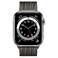 Смарт-годинник Apple Watch Series 6 GPS + Cellular, 44mm Silver Stainless Steel Case with Graphite Milanese Loop (M0GF3 | M0GW3) - Фото 2