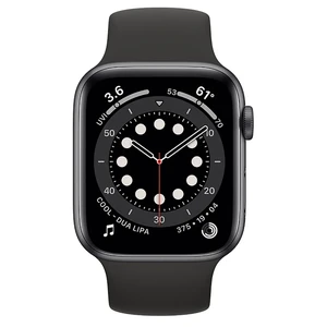 Смарт-годинник Apple Watch Series 6 GPS + Cellular, 44mm Space Gray Aluminum Case with Black Solo Loop (M0G83 | MOGR3) Розмір 6 - Фото 2