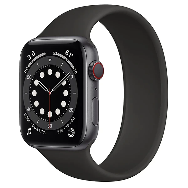 Смарт-часы Apple Watch Series 6 GPS + Cellular, 44mm Space Gray Aluminum Case with Black Solo Loop (M0G83 | MOGR3) Размер 5