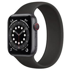 Смарт-часы Apple Watch Series 6 GPS + Cellular, 44mm Space Gray Aluminum Case with Black Solo Loop (M0G83 | MOGR3) Размер 7 M0G83 | MOGR3 - Фото 1