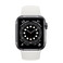 Смарт-годинник Apple Watch Series 6 GPS, 40mm Space Gray Aluminum Case with White Sport Band (MG1A3) - Фото 2