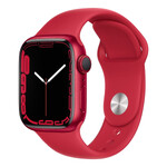 Смарт-часы Apple Watch Series 7 GPS, 41mm (PRODUCT)RED Aluminium Case with (PRODUCT)RED Sport Band (MKN23)