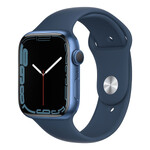 Смарт-часы Apple Watch Series 7 GPS, 45mm Blue Aluminium Case with Blue Sport Band (MKN83)