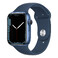 Смарт-часы Apple Watch Series 7 GPS, 45mm Blue Aluminium Case with Abyss Blue Sport Band (MKN83UL/A) Официальный UA MKN83UL/A - Фото 1