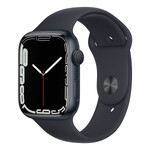 Смарт-годинник Apple Watch Series 7 GPS, 45mm Midnight Aluminum Case with Midnight Sport Band (MKN53)