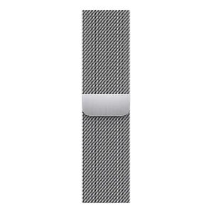 Смарт-годинник Apple Watch Series 7 GPS + Cellural, 41mm Silver Stainless Steel Case with Silver Milanese Loop (MKHF3) - Фото 3