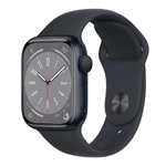 Смарт-годинник Apple Watch Series 8 GPS, 45mm Midnight Aluminum Case with Midnight Sport Band (MNP13)